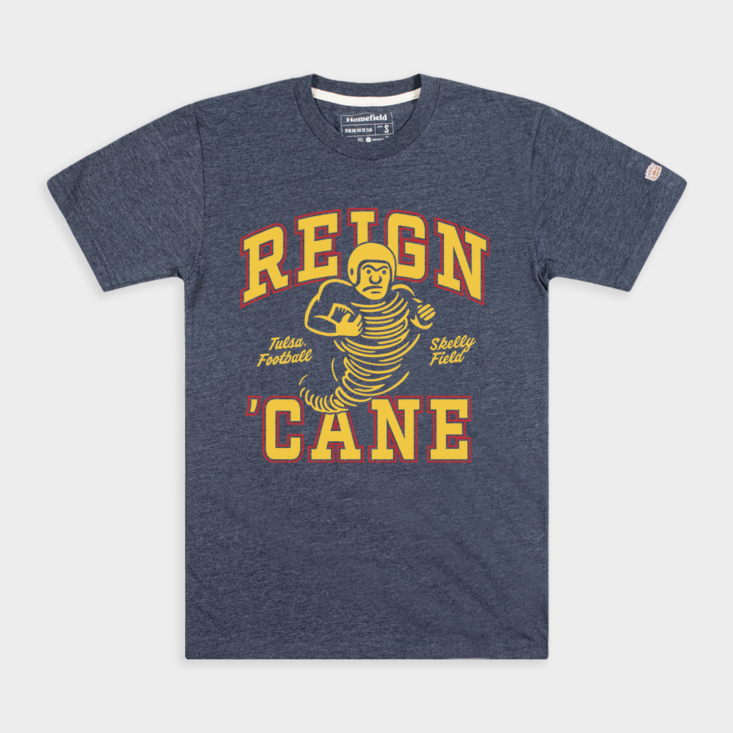 Tulsa Football "Reign 'Cane" Tee Style001