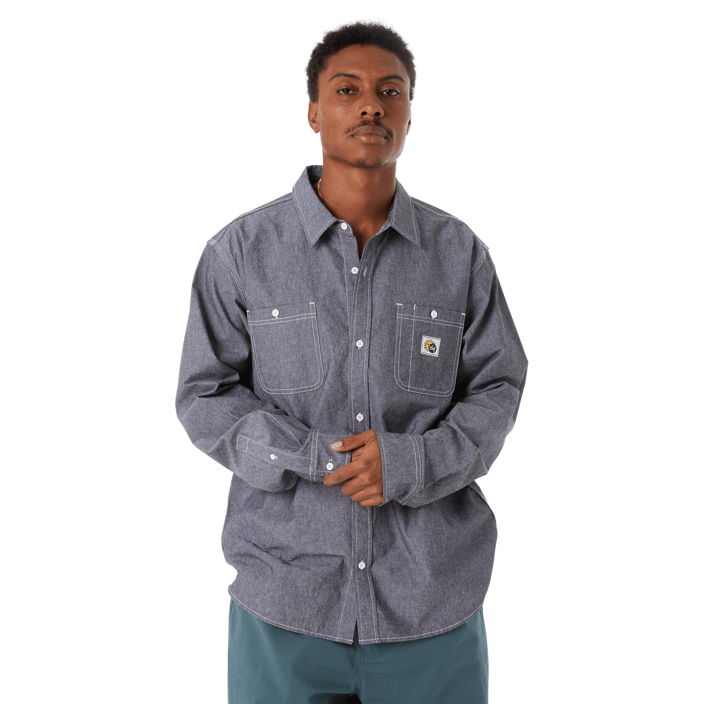 Total Eclipse Chambray Shirt Hoodie, Sweatshirt | CiraTrend.com (Image 4)