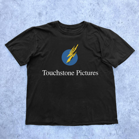 RETRO 'TOUCHSTONE' BLACK PROMO T-SHIRT