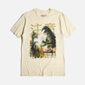 Vintage Godzilla & Gigan Titan Of Terror Natural Tee Hoodie, Sweatshirt | CiraTrend.com (Image 1)
