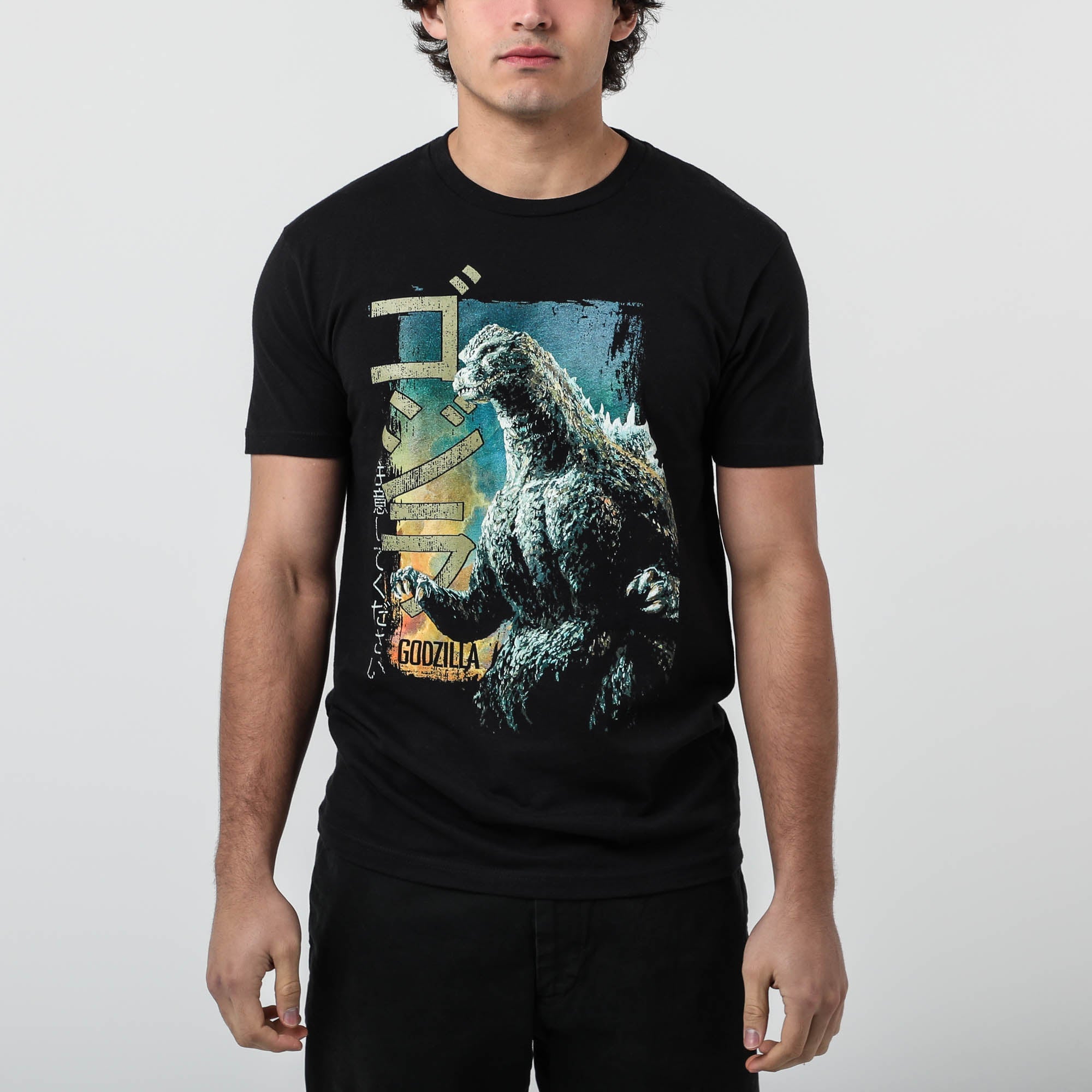 Vintage Beware Godzilla Black Tee Hoodie, Sweatshirt | CiraTrend.com (Image 2)