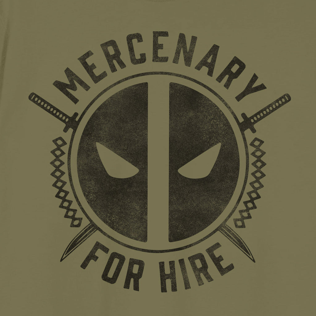 Weapon X Merc For Hire Olive Tee Hoodie, Sweatshirt | CiraTrend.com (Image 3)