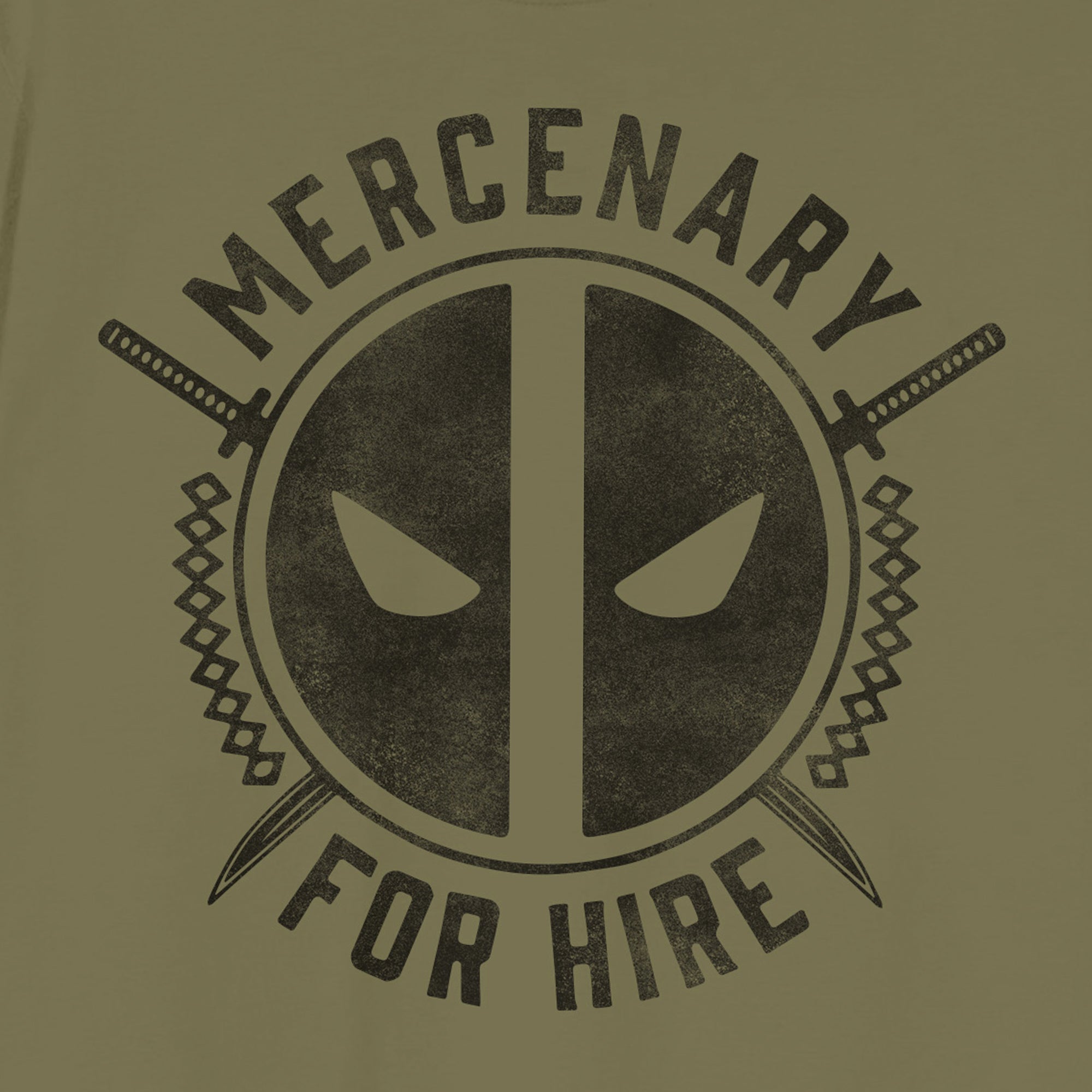 Weapon X Merc For Hire Olive Tee Hoodie, Sweatshirt | CiraTrend.com (Image 3)