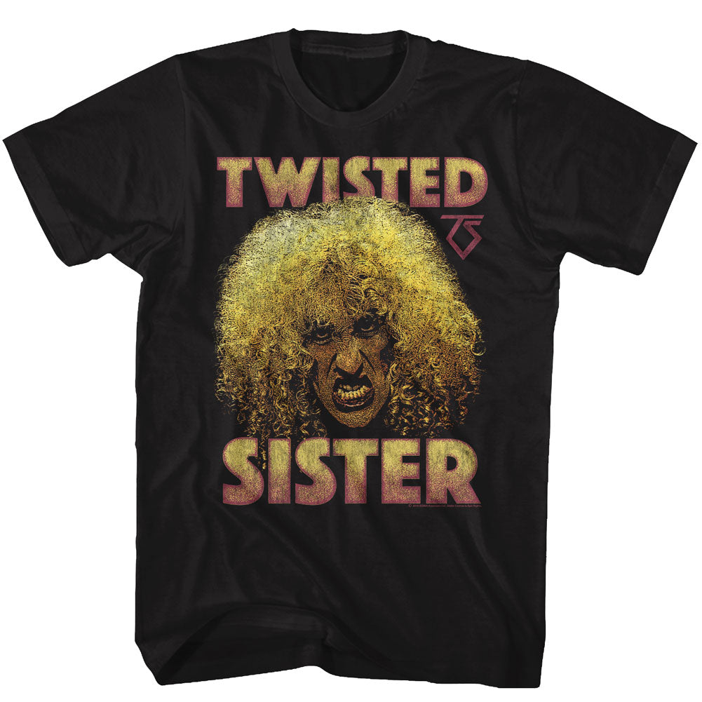 Twisted Sister Mens S/S T-Shirt - Dee - Solid Black Hoodie, Sweatshirt | CiraTrend.com