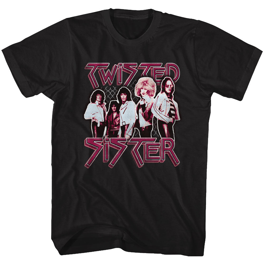 Twisted Sister S S Pretty Pink Solid Black T-Shirts, Hoodie, Sweatshirt