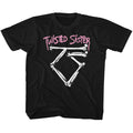 Twisted Sister S S Bone Logo Solid Black T-Shirts, Hoodie, Sweatshirt
