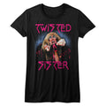 Twisted Sister Juniors S S Twisted Dee Solid Black T-Shirts, Hoodie, Sweatshirt