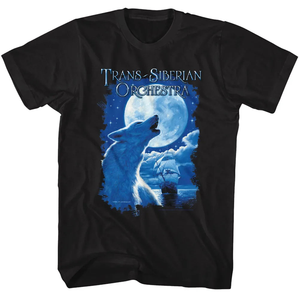 Trans-Siberian Orchestra Night Ocean Wolf Official T-Shirt Hoodie, Sweatshirt | CiraTrend.com