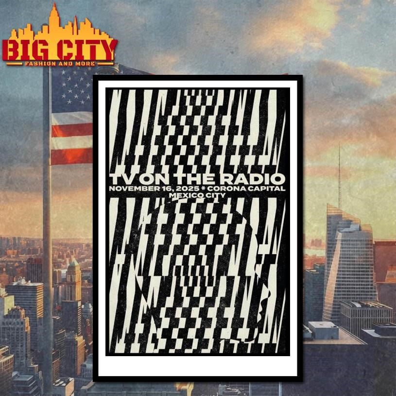 TV On The Radio Nov 16 2025 Mexico Event Poster Shirt