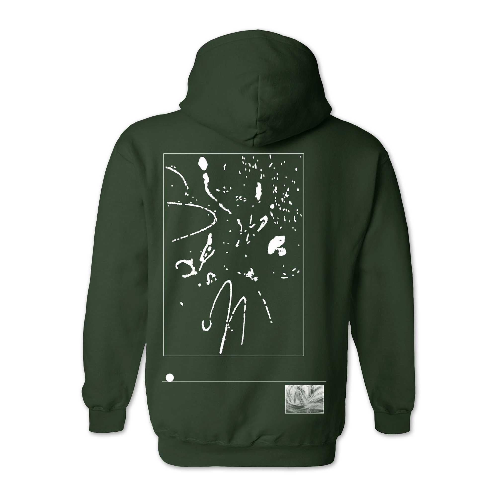 Abstract Logo Pullover Hoodie
