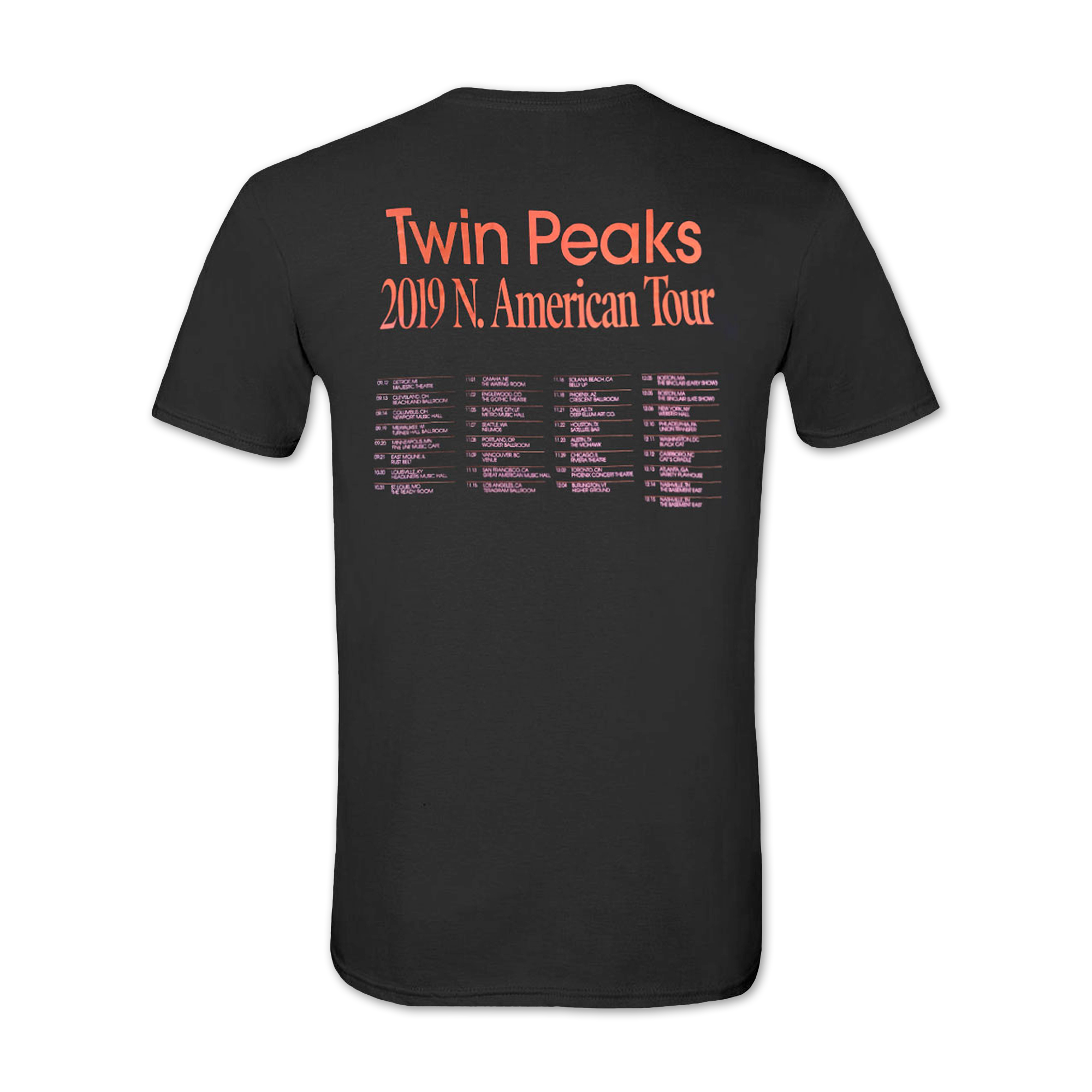 2019 North American Tour T-shirt