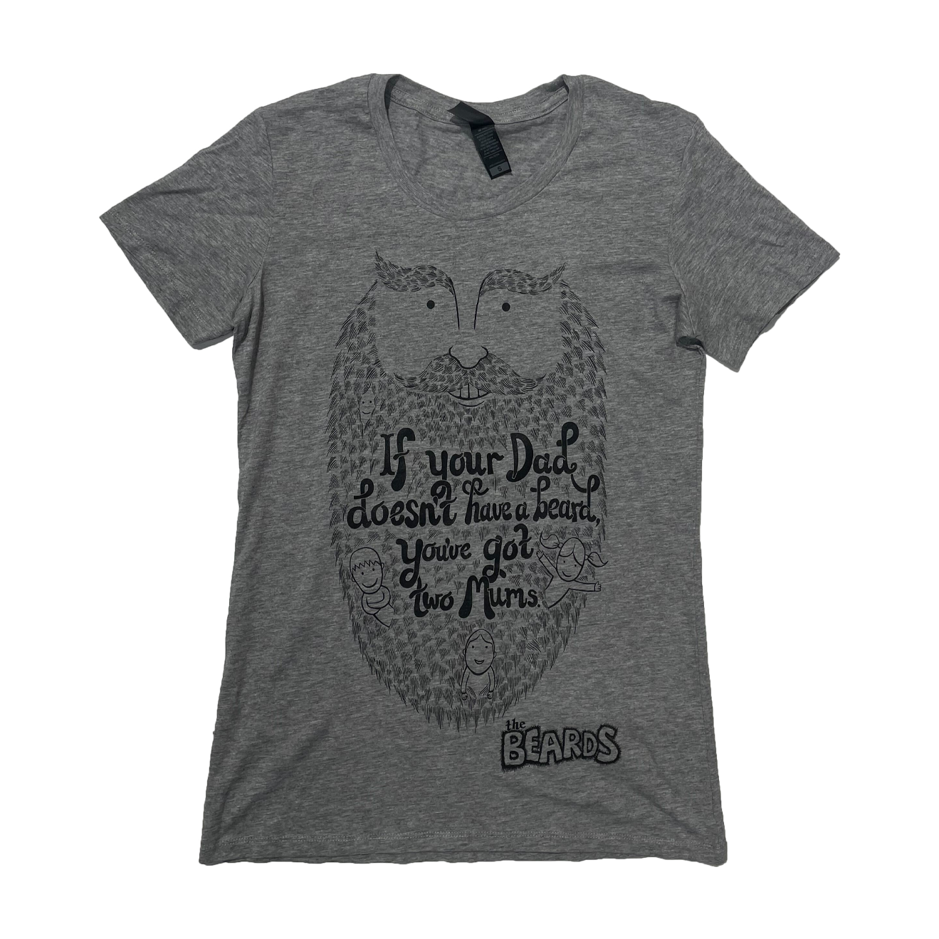 "Two Mums" Grey T-Shirt Hoodie, Sweatshirt | CiraTrend.com (Image 2)