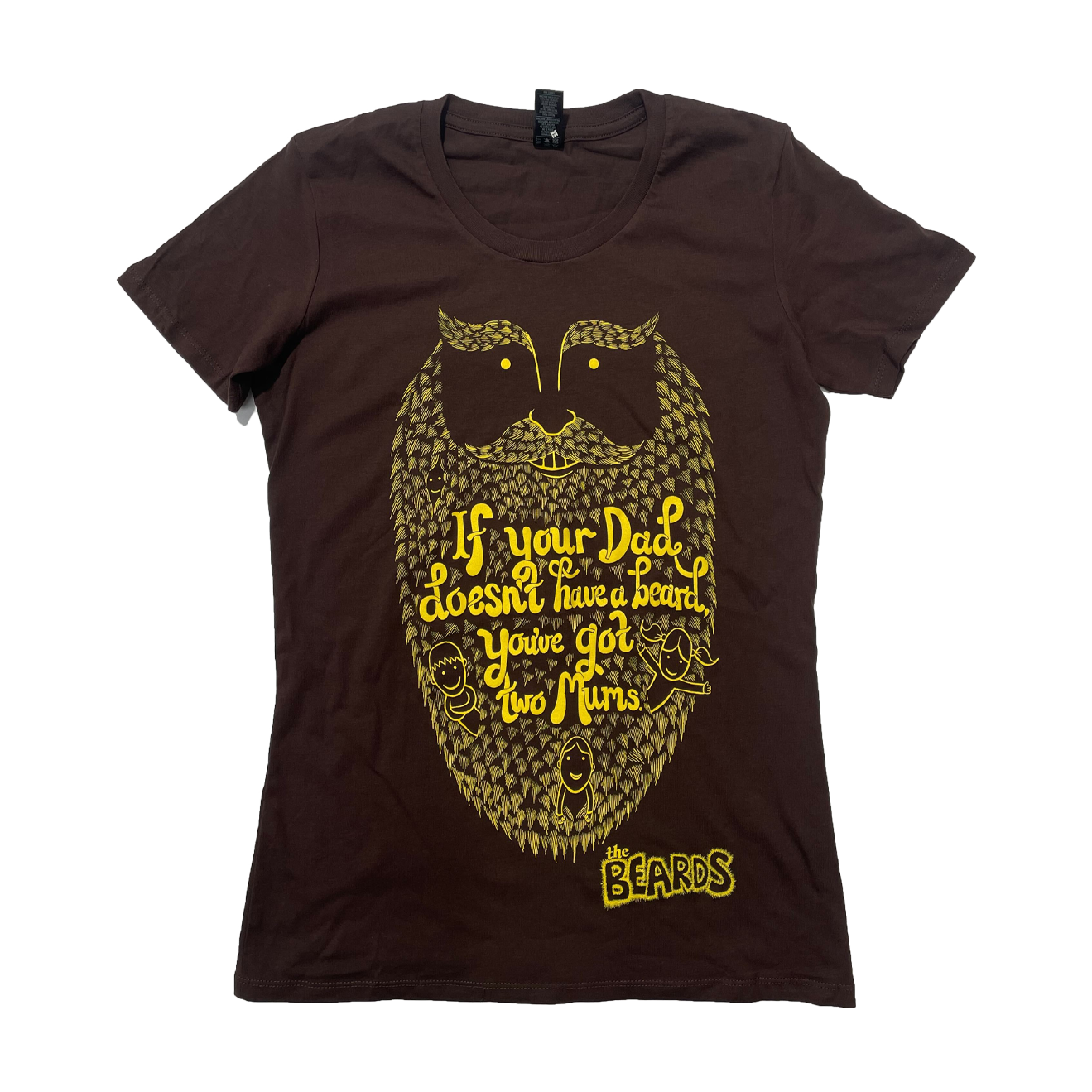 "Two Mums" Brown T-Shirt Hoodie, Sweatshirt | CiraTrend.com (Image 2)