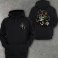 Tactical Skull Shirt - Night Vision Military Graphic Pullover - Dark Gothic Streetwear Oversized Shirt for Men & Women