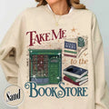 Take Me to the Book Store Sweatshirt, Wizard Book Shop Shirt, Bookseller Wizarding HP World, Book Store, Bookish Shirt,...