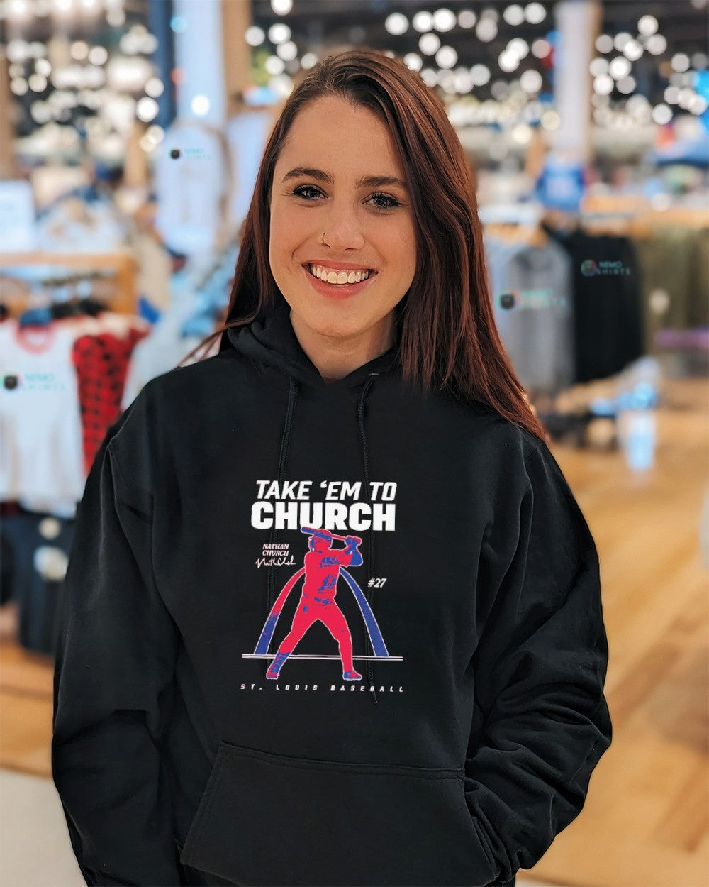 Take ’em to Nathan Church St Louis Cardinals shirt