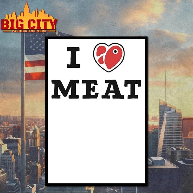 Tamara Ugolini wearing I love meat shirt
