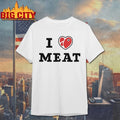Tamara Ugolini wearing I love meat shirt