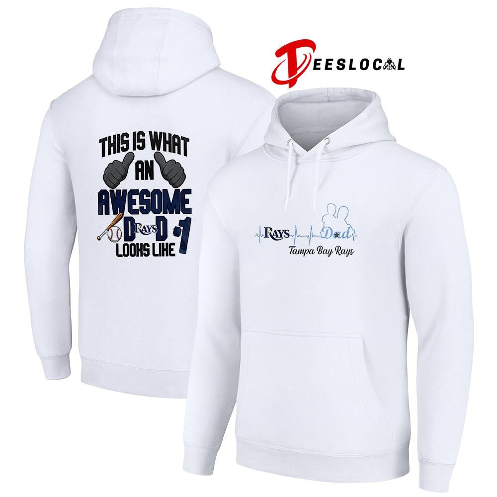 Tampa Bay Rays Father Day this is what an awesome dad looks like shirt