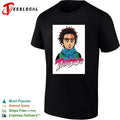 Tan jojo anime manga mashup character graphic portrait shirt