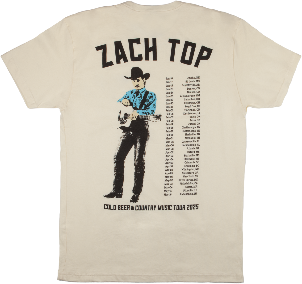 2025 Natural Tour Tee