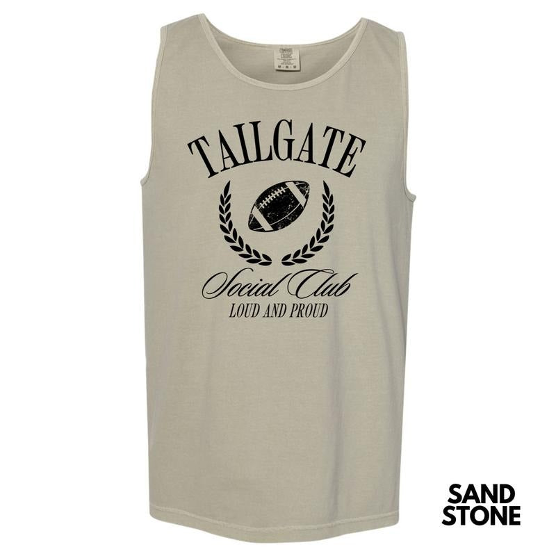 Tank Top - Black Tailgate Social Club Comfort Colors Tank Top 'NLB' T-Shirts, Hoodie, Sweatshirt | CiraTrend.com