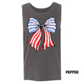 Tank Top - Bow-tiful Stars & Stripes Comfort Colors Tank Top 'NLB' T-Shirts, Hoodie, Sweatshirt | CiraTrend.com