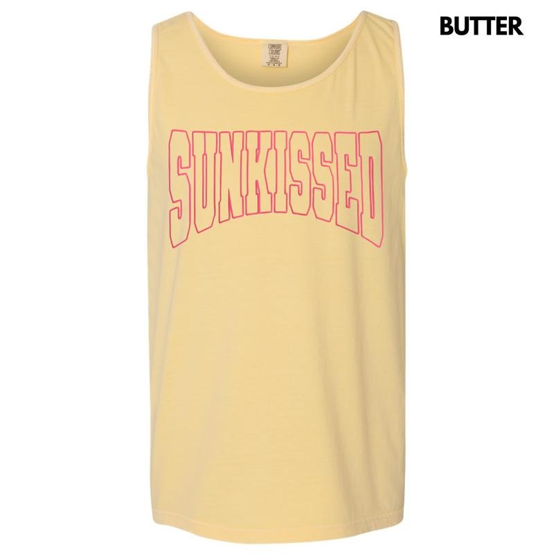 Tank Top - Bubblegum Sunkissed Puff Comfort Colors Tank Top T-Shirts, Hoodie, Sweatshirt | CiraTrend.com