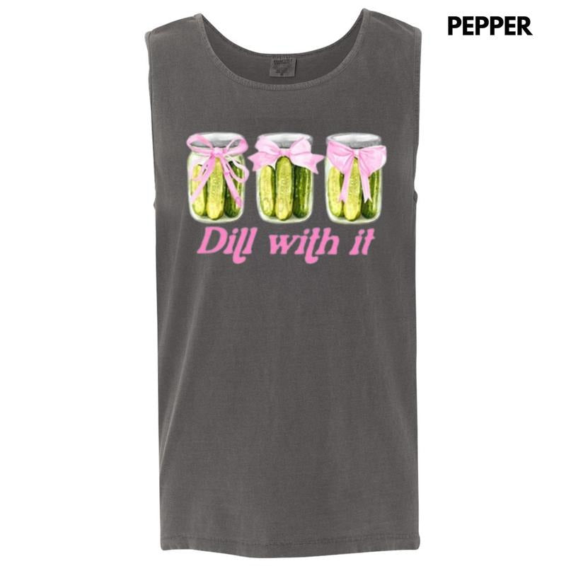 Tank Top - Dill With It Coquette Comfort Colors Tank Top T-Shirts, Hoodie, Sweatshirt | CiraTrend.com