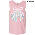 Tank Top - Grandmillennial Floral Monogram Comfort Colors Tank Top 'NLB' T-Shirts, Hoodie, Sweatshirt | CiraTrend.com