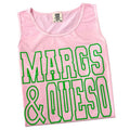 Tank Top - Green Margs & Queso PUFF Comfort Colors Tank Top T-Shirts, Hoodie, Sweatshirt | CiraTrend.com