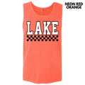 Tank Top - Lake Varsity Checkered Comfort Colors Tank Top 'NLB' T-Shirts, Hoodie, Sweatshirt | CiraTrend.com