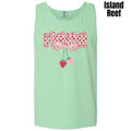 Tank Top - Nana Strawberry Coquette Comfort Colors Tank Top 'NLB' T-Shirts, Hoodie, Sweatshirt | CiraTrend.com