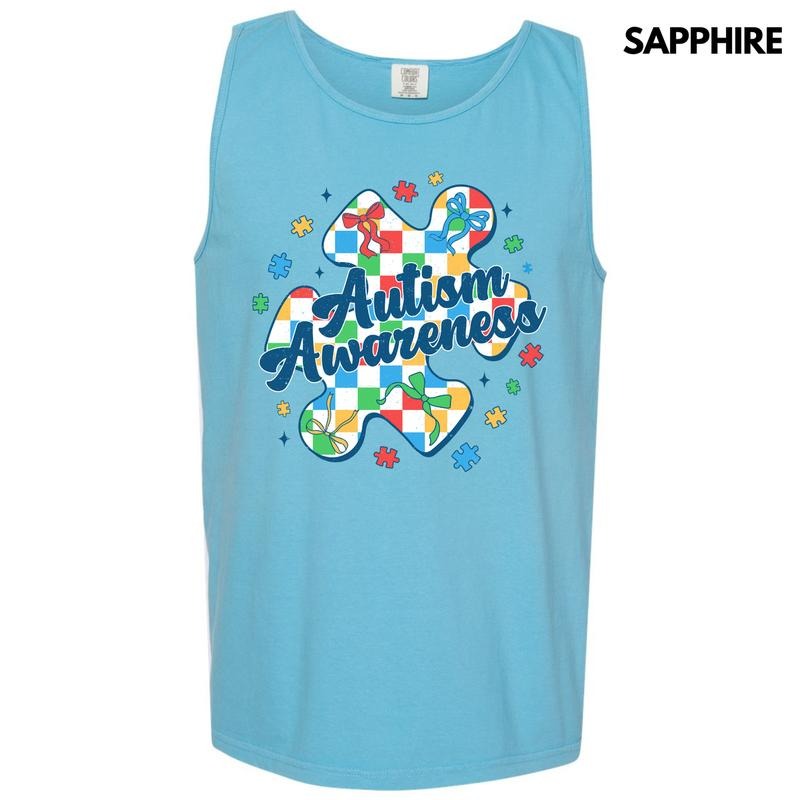 Tank Top -Autism Awareness Comfort Colors Tank Top 'NLB' T-Shirts, Hoodie, Sweatshirt | CiraTrend.com