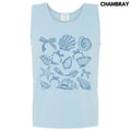Tank Top -Simple Seashells Comfort Colors Tank Top 'NLB' T-Shirts, Hoodie, Sweatshirt | CiraTrend.com