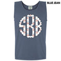 Tank Top -USA Disco Cherry Monogram Comfort Colors Tank Top 'NLB' T-Shirts, Hoodie, Sweatshirt | CiraTrend.com