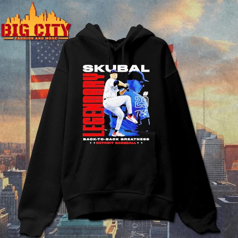 Tarik Skubal #29 Detroit Tigers Legendary back to back Greatness Signature Shirt