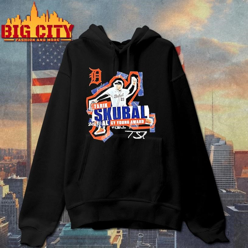 Tarik Skubal Detroit Tigers 2025 National League Cy Young Award Winner Signature Shirt