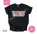 Teacher Doodle Gildan Shirt, Cute Women's Tshirt, Trendy Polka Dot Tee, Gift for Her Hoodie, Sweatshirt | CiraTrend.com