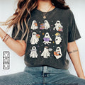 Teacher Ghost Reading Books Sweatshirt, Teacher Ghost Tee, Spooky Vibes Shirt, Trendy Halloween Gift Hoodie | CiraTrend.com