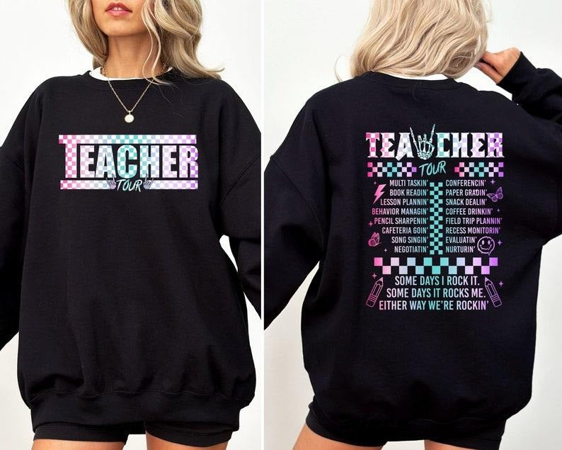 Teacher Shirt - Teacher Tour Shirt - Back To School Shirt - End of Year Shirt, Teacher Gift - Cool Teacher Shirt