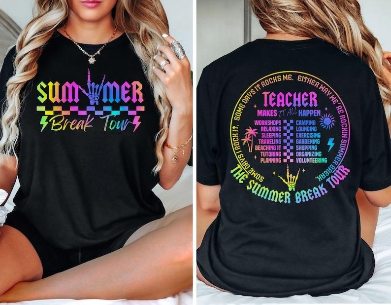 Teacher Shirt, Summer Teacher Shirt, Last Day of School T-Shirt, Funny Teacher Shirt, End of School Shirt, Schools Out,...