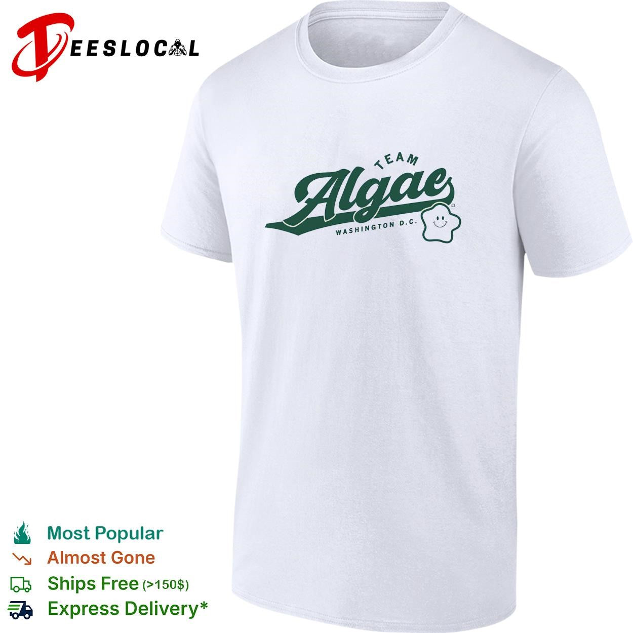 Team Algae Washington DC cute star shirt