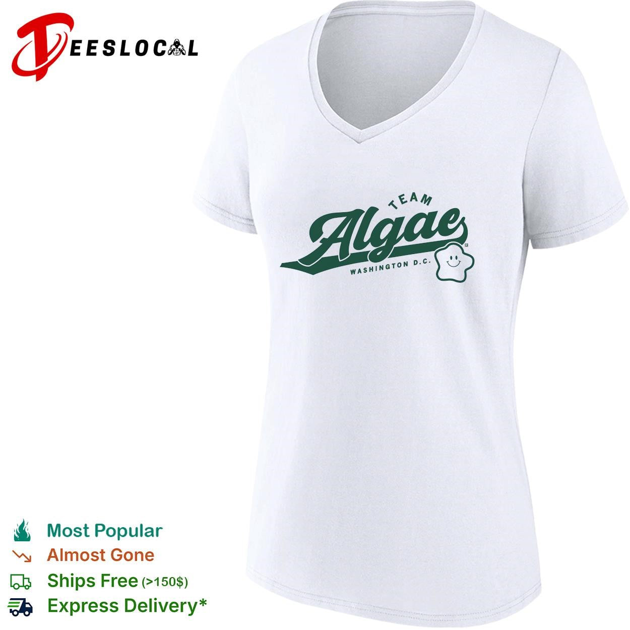 Team Algae Washington DC star shirt