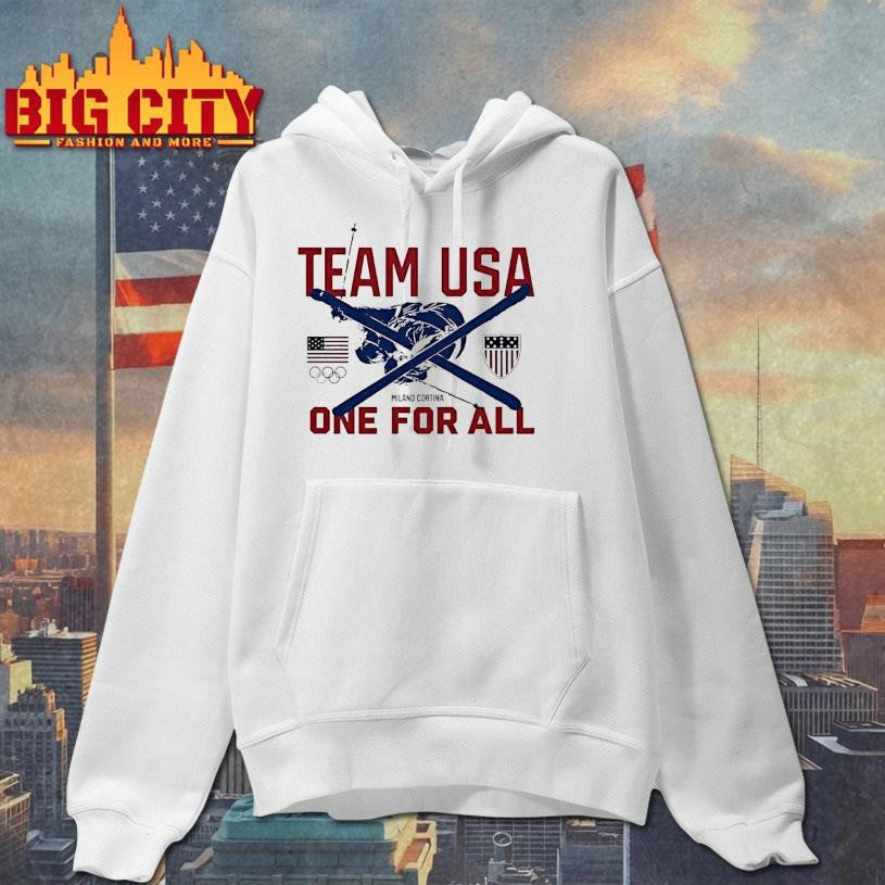 Team Usa One For All Milano Cortina 2026 Winter Olympics Freestyle Skiing Shirt