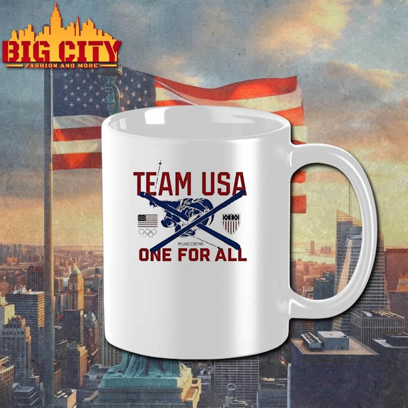 Team Usa One For All Milano Cortina 2026 Winter Olympics Freestyle Skiing Shirt