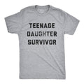 Teenage Daughter Survivor, Dad Daughter Shirt, Funny Mens T-shirt, T-shirt for Dads, Fathers Day Gift Menswear Top...