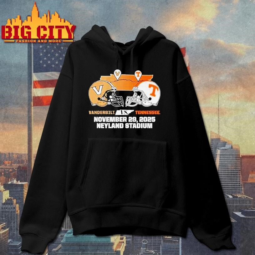Tennessee Volunrs Vs Vanderbilt Commodores November 29, 2025 Neyland Stadium 2025 Matchup Shirt