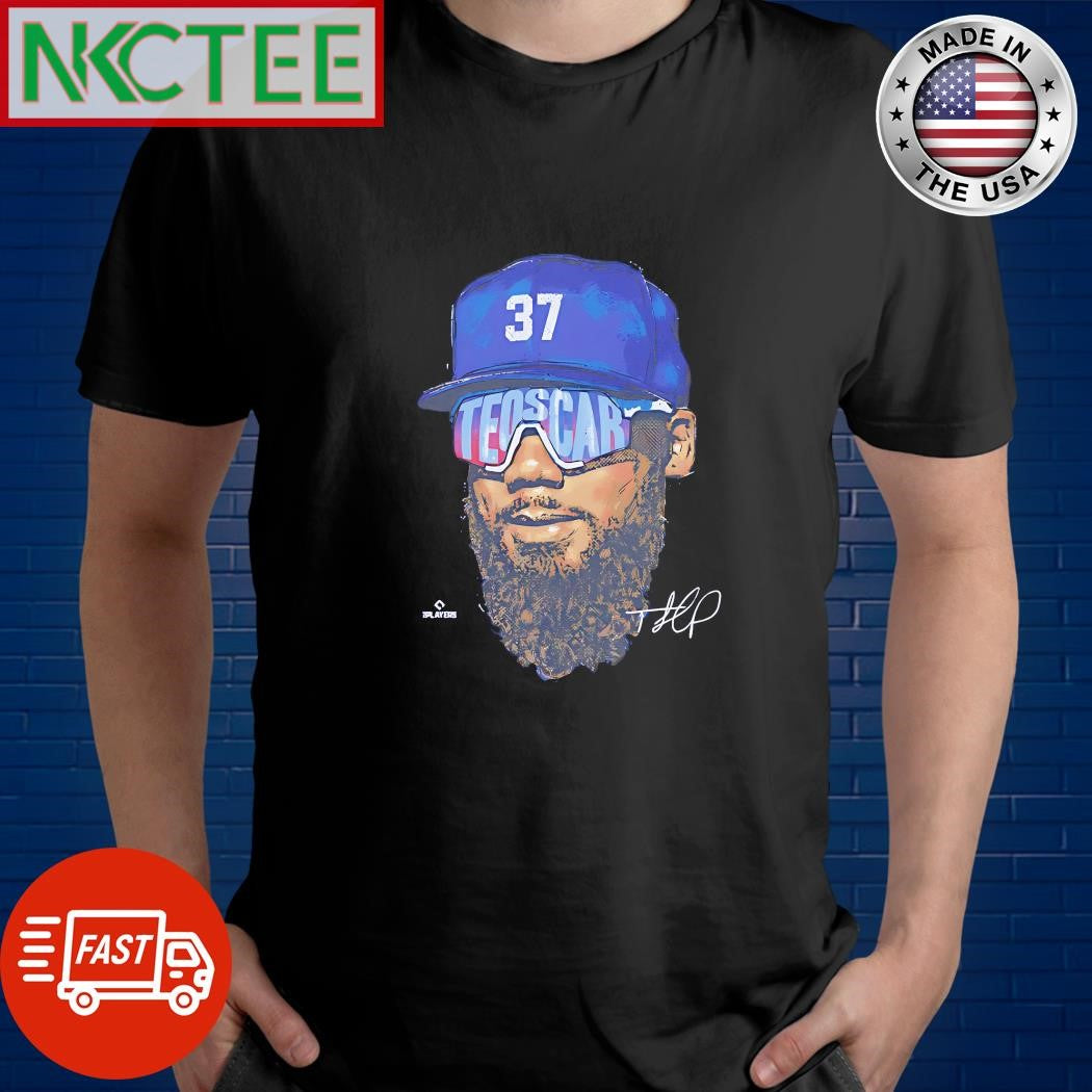 Teoscar Hernandez sunglasses wear 37 hat head shirt