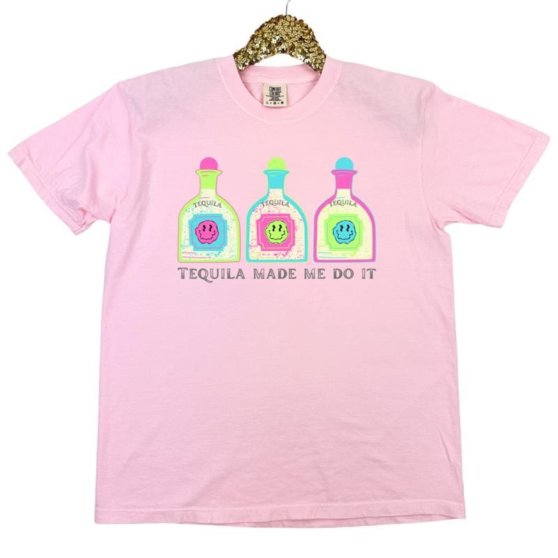 Tequila Made Me Comfort Colors T-Shirt 'NLB Hoodie, Sweatshirt | CiraTrend.com